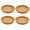 4, variant on Cork Coasters Round Raised Trim Drink Absorbent Cup Mats for Coffee Mugs, Glasses, Bottles, Dining Table, Desk