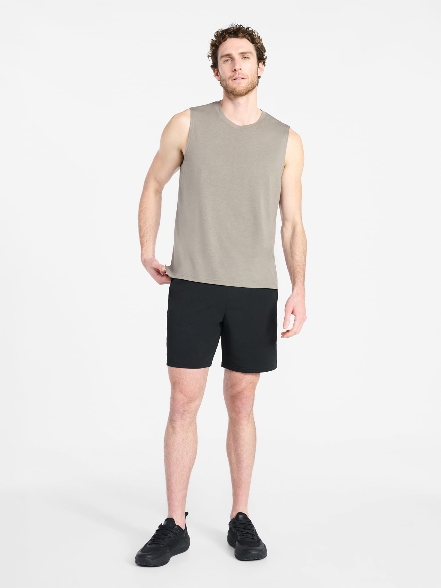 Athletic Works Men's and Men's Big & Tall Tri-Blend Muscle Tee, Sizes XS-4XLT