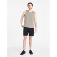 thumbnail image 3 of Athletic Works Men's and Men's Big & Tall Tri-Blend Muscle Tee, Sizes XS-4XLT, 3 of 5