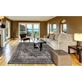 thumbnail image 3 of Concord Global 28334 3 ft. 3 in. x 4 ft. 7 in. Kashan Heriz - Anthracite, 3 of 3