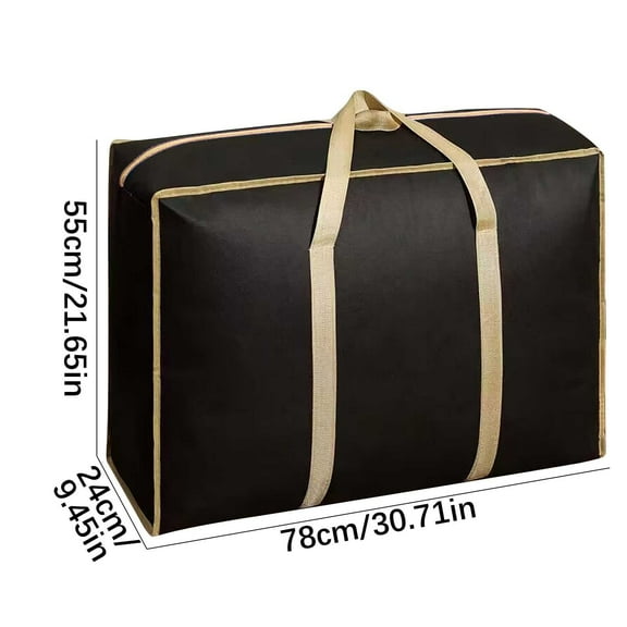 Miogawg Extra Large Moving Bags, Plastic Blanket Storage Bag With Zipper, Foldable Closet Organizer, Space Saver Bags For Comforter, Blanket, Bedding, Duvet, Toys