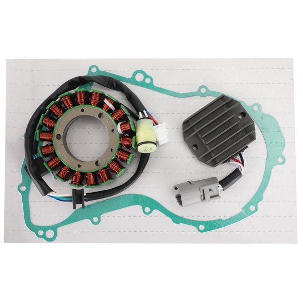 Estator magnético + rectificador de voltaje + junta para Yamaha Wolverine 350 YFM350FX 02-05