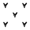thumbnail image 3 of Langgg Motorcycle Helmet Chin Stand Camera Mount Bracket Portable Plastic Motorbike Recorder Holder Base Riding Upgrade Black 5Set, 3 of 6