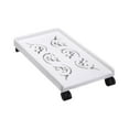 thumbnail image 5 of Almencla Computer Stand Mobile CPU Stand Storage Rack Ventilated Stable Base PC Floor Cart Computer Host Bracket for Home Office White, 5 of 8