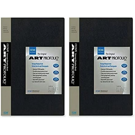 Itoya The Original Art Profolio 5x7-Inch Presentation/Display Book (24 Pages for 48 Photos, 2-Pack)