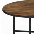 thumbnail image 3 of Vintage Oak and Black 2-Piece Nesting Tables for Small Spaces, 3 of 5