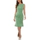 thumbnail image 2 of Vestido elegante de punto sin mangas con cuello barco para mujer INSPIRE CHIC en verde oscuro XL, 2 of 6