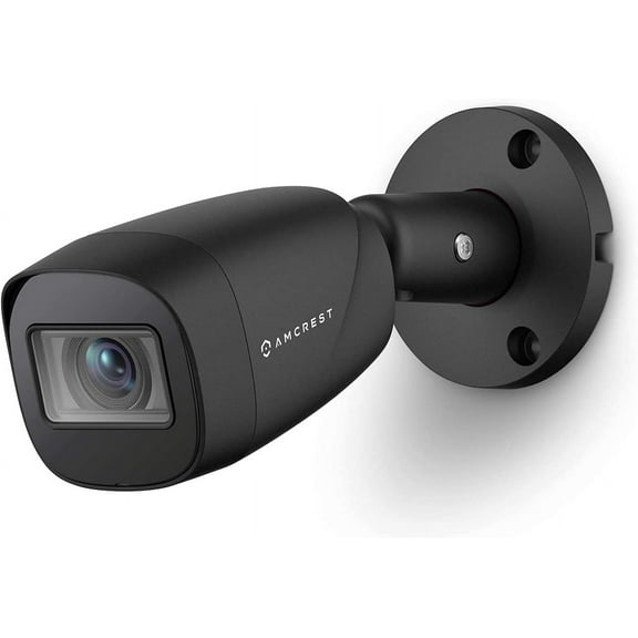 Amcrest Full HD 1080P 1920TVL Bullet Outdoor Security Camera (Quadbrid 4in1 HD-CVI/TVI/AHD/Analog), 2MP 1920x1080, 129° FOV, Black AMC1081BC28-B-V4