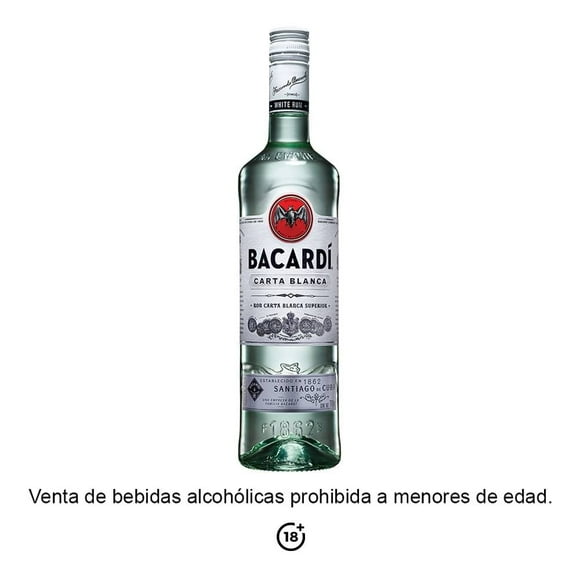 Ron Bacardí Carta Blanca 700 ml