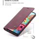 thumbnail image 2 of Funda de cuero para Samsung Galaxy A31, funda tipo cartera de cuero, diseño clásico con ranura para tarjetas y cierre magnético, funda plegable para Samsung Galaxy A31, 2 of 7