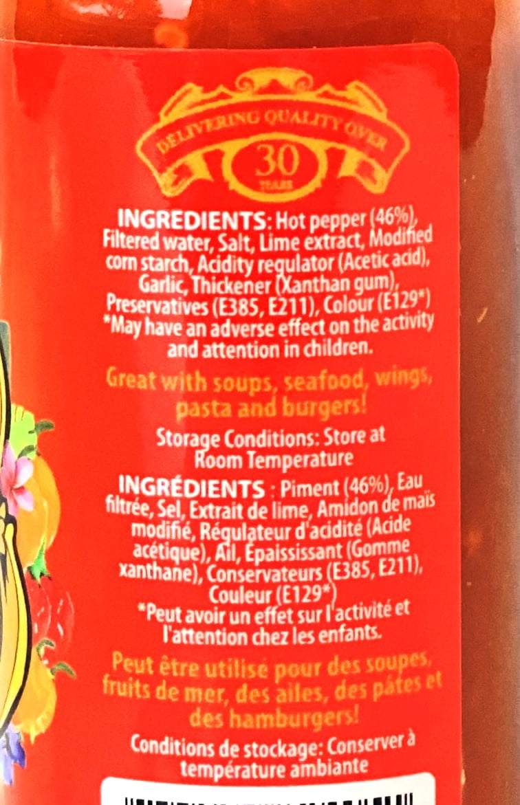 Baron Blazing Hot Sauce 5.5oz (155g) 6-Pack – Product of St. Lucia – Curated & Packaged by ODatzGood