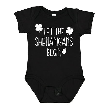 

Inktastic Let the Shenanigans Begin Gift Baby Boy or Baby Girl Bodysuit