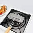 thumbnail image 3 of Youkk Portable For Pie Non-stick Sandwich Outdoor Iron Mountain Pie Maker Cast Must-have Campfire Cooking Hobo Pie For 1 2, 3 of 9