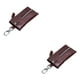 thumbnail image 1 of Cartera de cuero Qarigey Llaves Monedero Llavero Tarjeta de crédito Bolsillo Café CBP315756, 1 of 6