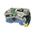 thumbnail image 2 of BELOVING Auto Wreck Aquarium Decoration Betta Cave Prawn Habitat for Crustaceans School Bus, 2 of 10