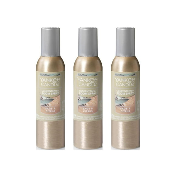 Room Spray Yankee Candle concentrado de salvia y cítricos, 45 ml, 3