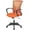 Orange, variant on Home Office Chair Mid Back PC Swivel Lumbar Support Adjustable Desk Task Computer Ergonomic Comfortable Mesh Chair with Armrest (Orange)