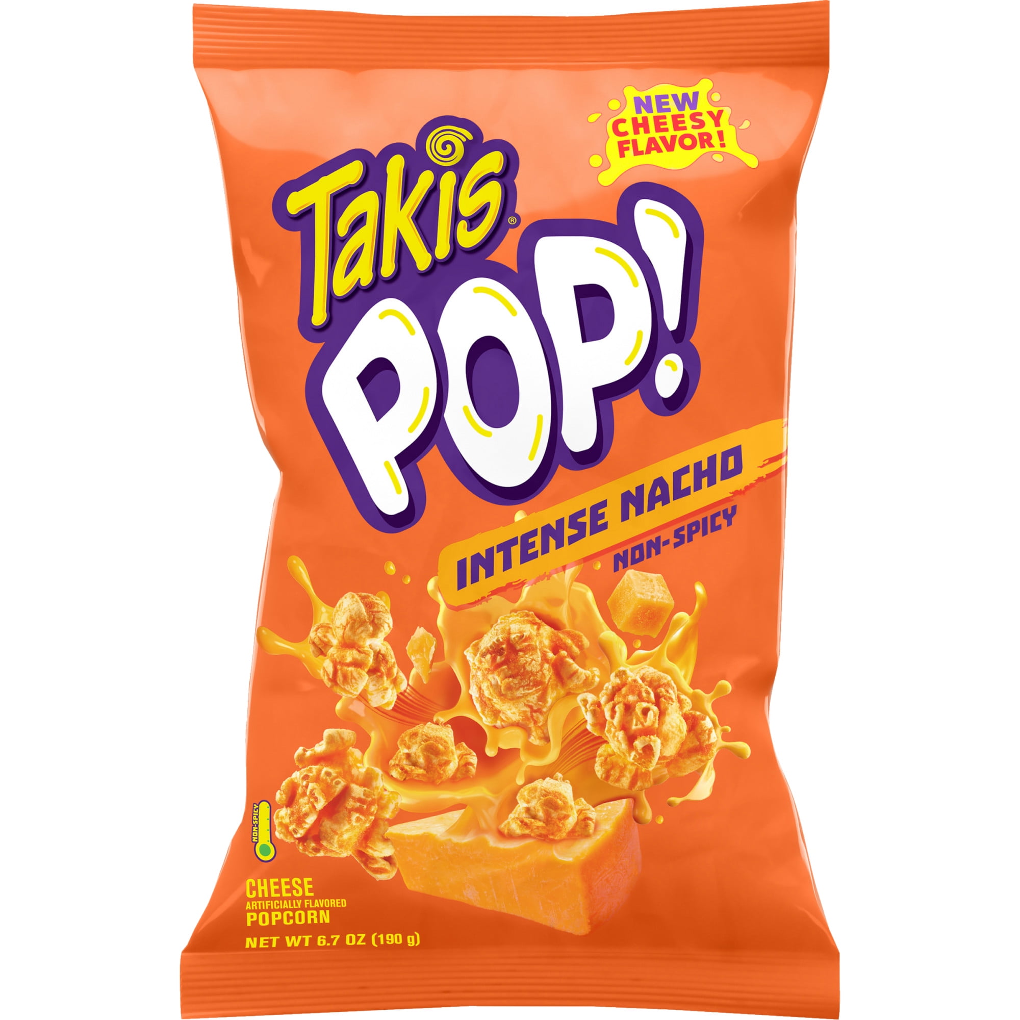 Takis Pop! Intense Nacho ReadyToEat Popcorn, Nacho Cheese Flavored