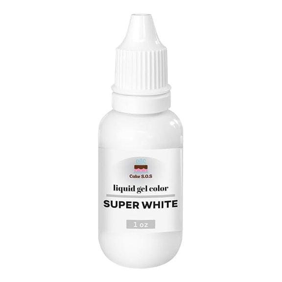 Liquid Gel Color - Super White 1 oz.