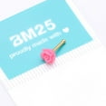 thumbnail image 5 of Golden Pink Blossom Rose Nose Stud Ring, 5 of 5
