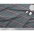 thumbnail image 2 of Soimoi Cotton Duck Fabric Stripe & Triangle Geometric Printed Craft Fabric by The Yard 56 Inch Wide, 2 of 3
