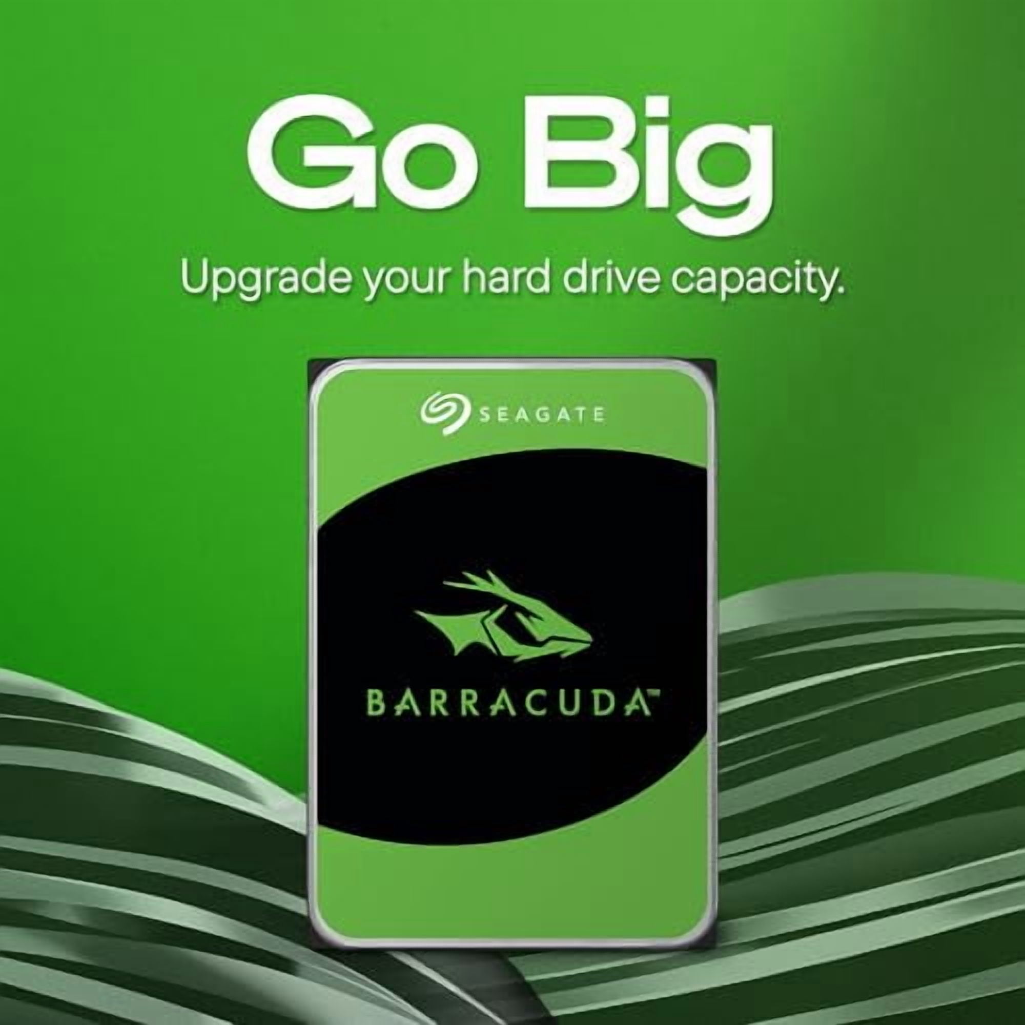 Seagate BarraCuda 2TB Internal Hard Drive HDD - 3.5 Inch SATA 6Gb/s 7200 RPM 256MB Cache 3.5-Inch - Frustration Free Packaging (ST2000DM008)