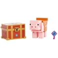 thumbnail image 1 of Minecraft Dungeons 3.25" Piggy Bank Figure, 1 of 6