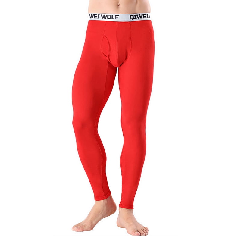 Man Winter Thermal Underwear Set Face Sanding Double Warmth Slim Body and  High Elasticity Comfortable and