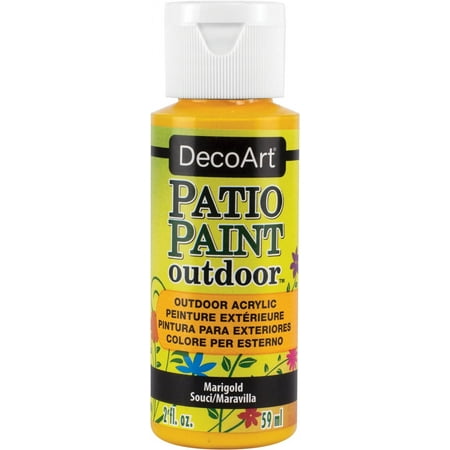 UPC: 0766218037534 | DecoArt Patio Paint 2-Ounce Marigold Acrylic Paint