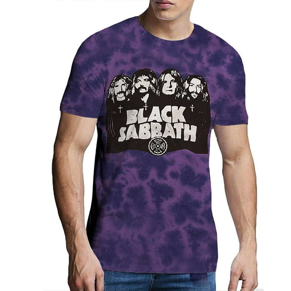 Black Sabbath Unisex T-Shirt Band & Logo (Wash Collection) (Small)