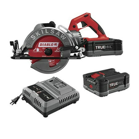 UPC: 0039725997951 | SKILSAW SPTH77M-22 TRUEHVL 7-1/4 in. Cordless Worm Drive Saw Kit with (2) 5 Ah Lithium-Ion Batteries and 24-Tooth Diablo Carbide Blade