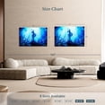thumbnail image 4 of Elephant Stock Underwater Amphitrite Statue Wall Art - Horizontal Canvas Wall Art - Living Room Wall Decor - Fantasy And Sci-fi Canvas - Blue And Turquoise Decor - 48" x 32", 4 of 8