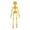 A006- Gold, variant on Skeleton Figurine Black Posable Magnetic Halloween Home Decor Single Pack
