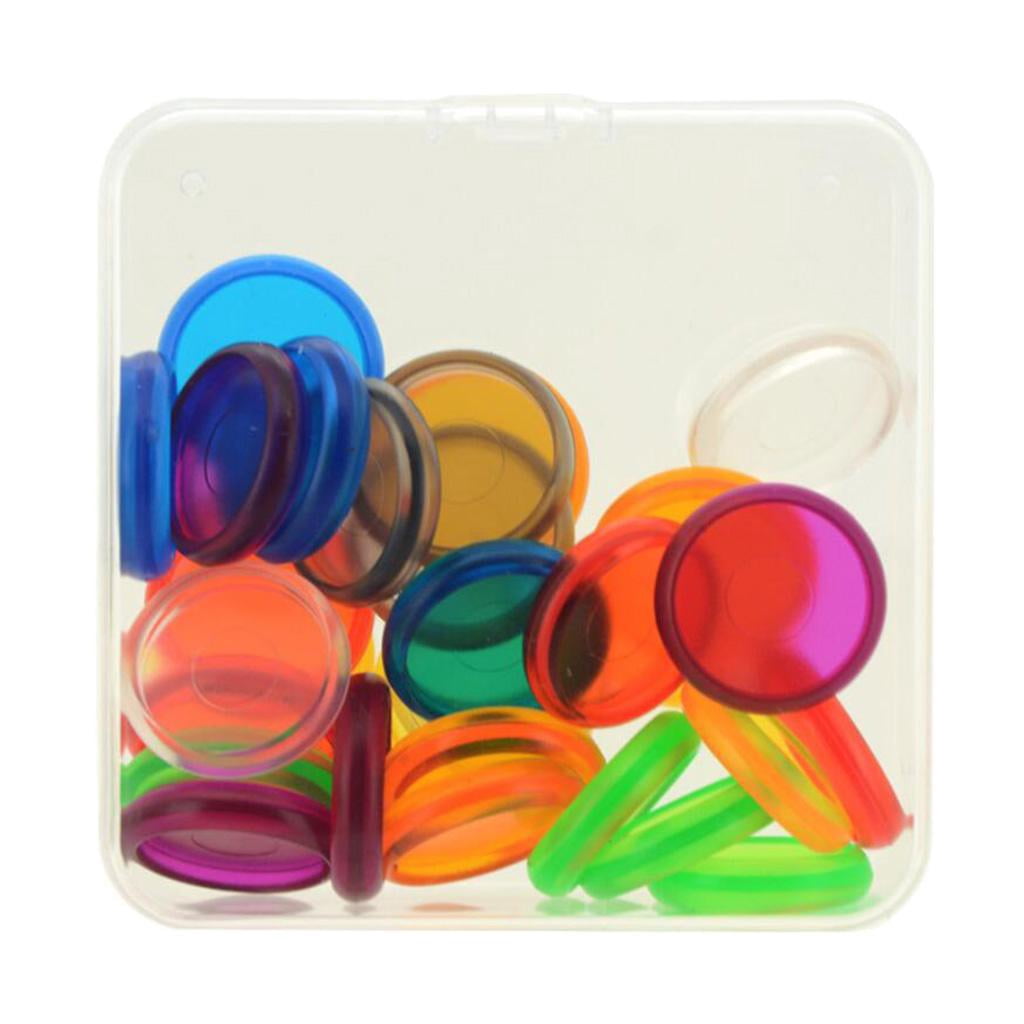 Lot De 60 Anneaux Colorés Pour Livres - Diamètre Extérieur : 30 Mm - Diamètre Intérieur : 25 Mm - Anneaux En Métal - Feuilles Lâches - Pour Album Photo, Scrapbooking, Artisanat, Cartes