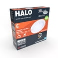 thumbnail image 3 of HLB 6 in. Adjustable CCT Canless IC Rated Dimmable Indoor, Outdoor Integrated LED Recessed Light Kit 6-Pack, 3 of 10