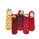 thumbnail image 4 of 5 pares de calcetines de felpa, calcetines de cama familiares cálidos y acogedores para damas, 4 of 5
