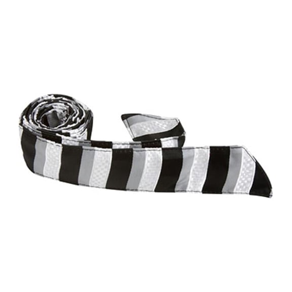 Matching Tie Guy 4605 X2 HT - 42 in. Child Matching Hair Tie - Black- White- & Grey Stripes