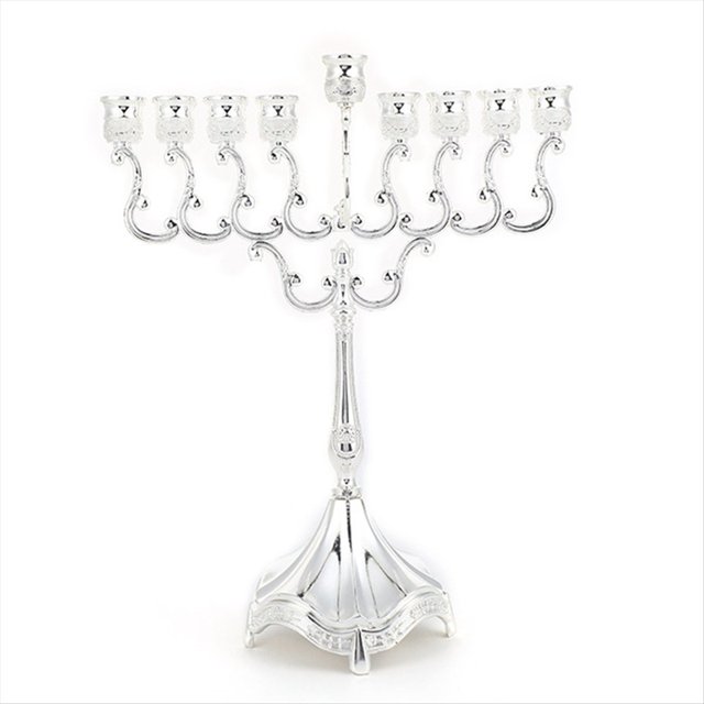 Candelabro Elegante y de Alta Gama para DecoracióN de Mesa, Candelabro para Cena con Velas, Plata
