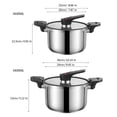 thumbnail image 5 of YIEMEEN Quick Cooking Stainless Steel Pressure Pot Corrosions Resistant Design Cooker, 5 of 16