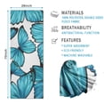 thumbnail image 2 of White Blue Butterfly Pattern Hot Yoga Mat Towel Non Slip for Hot Yoga - Quick-Drying Yoga Mat Cover with 4 Corner Pockets with Travel Bag - Hot Yoga Towel Non Slip 74"x26", 2 of 6