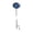 Blue, variant on Ceramic Pollinator Watering Station with Garden Stake - Scalloped Flower Water Bowl Dog Water Bowl - Decorative Outdoor Insect Feeder for Butterfly & Bee(Blue)
