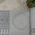 thumbnail image 6 of Area Rugs Guros Collection 5X7 Ivory / Trellis Indoor / Outdoor Area Rug,Runner Rugs, 6 of 6