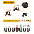 thumbnail image 3 of Soporte universal para cochecitos y bebidas para bicicletas, color negro, 3 of 6