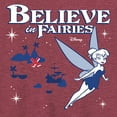 thumbnail image 3 of Disney - Peter Pan - Tinkerbell - Believe in Fairies - Women's Racerback Tank Top, 3 of 5