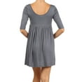 thumbnail image 3 of Women's Trendy Style Baby Doll Solid Dress, 3 of 5