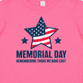 thumbnail image 4 of Inktastic Memorial Day Grunge Remembering Those We Have Lost Boys or Girls Baby T-Shirt, 4 of 5