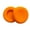 Orange color, variant on 1Pair Headphone Ear Covers Breathable Soft Skin Friendly Sweat Dust Protections for Game Headphones