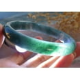 thumbnail image 4 of Icy Green Natural A JADE Jadeite Bangle Bracelet 60 mm 686009 TN, 4 of 10