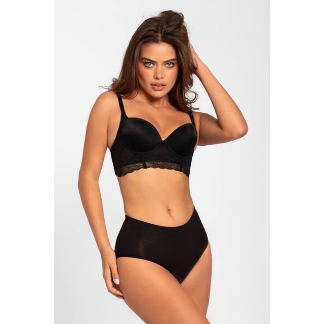 Panty Clásico Algodón (4056) negro XL Diane & Geordi Colombia 4056