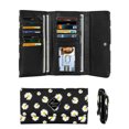 thumbnail image 1 of Women's Wallet - Slim Leather ID Credit Card Holder Long Wallet with 12 Card Slots Purse, 1 of 7